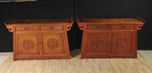 Par Antique Chinese Mahogany Sideboards Console Tables Gabinete