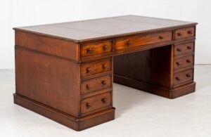 Victorian Partners Desk - Mahogany Circa 1860