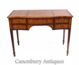Regency Writing Table - Walnut Desk Bureau